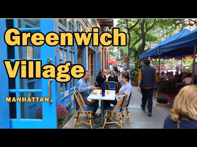 [4K]🇺🇸Greenwich Village, Manhattan, NYC/Walking MacDougal St via Sullivan St /OCT. 2020