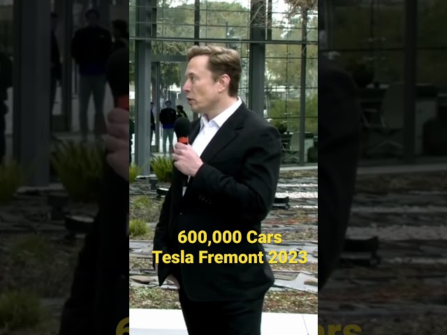 Tesla Fremont 600,000 Cars in 2023 Elon Musk