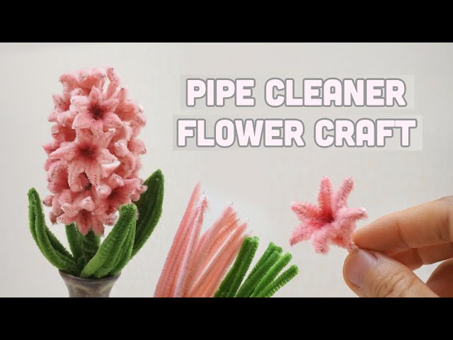 How to make Hyacinthus Orientalis Pipe Cleaner | Pipe Cleaner Flower Craft