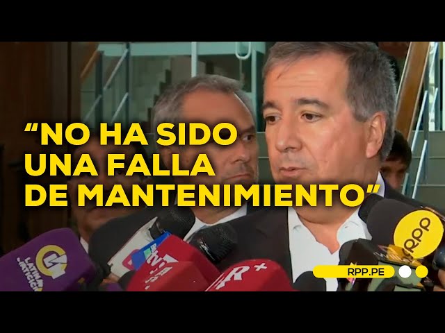 Ministro de Transporte se pronuncia sobre incidente en aeropuerto Jorge Chávez