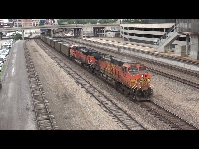 BNSF #5033 Leads WB Coal Train. Kansas City, MO 5/4/24