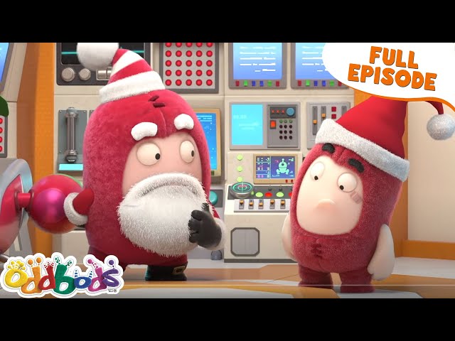 Oddbods Full Episode 🎄 DOUBLE SANTA 🎄 Space Christmas | Funny Cartoons for Kids