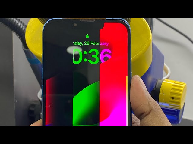 iPhone 13 three color display solution (jumper points) first time in the world!!!