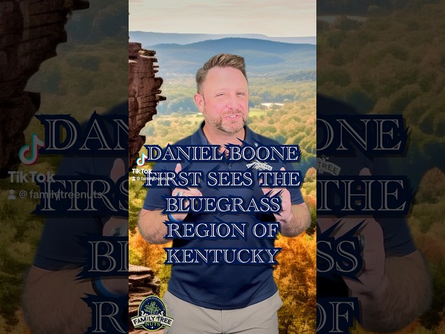 Daniel Boone first sees the Bluegrass of Kentucky #history  #boone #danielboone #ushistory