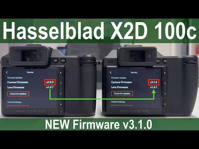 Hasselblad X2D 100c | NEW Firmware v3.1.0 | ALL NEW Features & One Disappointment