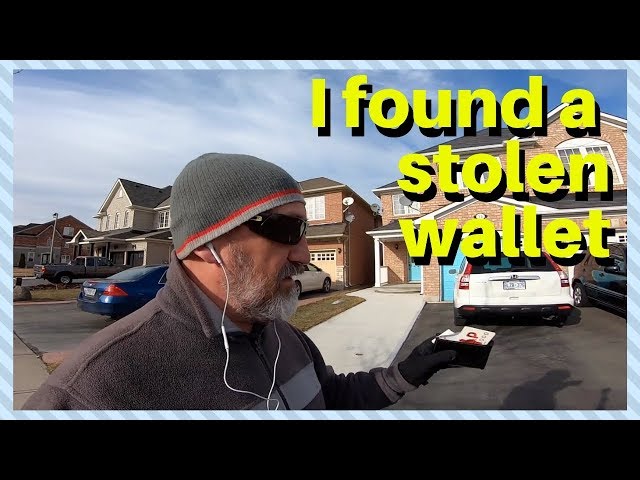I found a stolen wallet