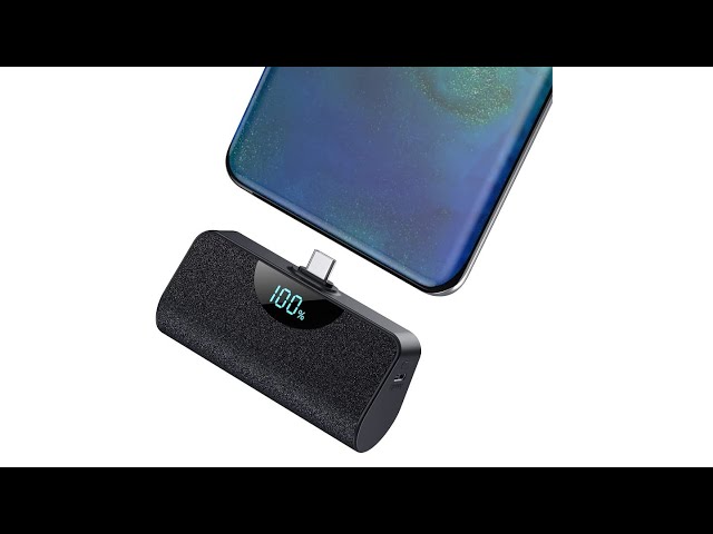 Review: Mini Portable Charger USB-C Power Bank 5200mAh,Ultra Compact LCD Display Battery Pack Backup