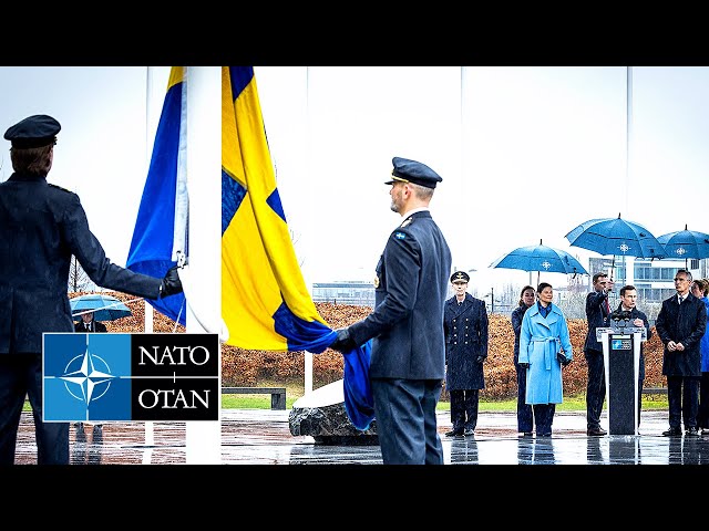 Ceremony to mark 🇸🇪 Sweden's accession to NATO, 11 MAR 2024