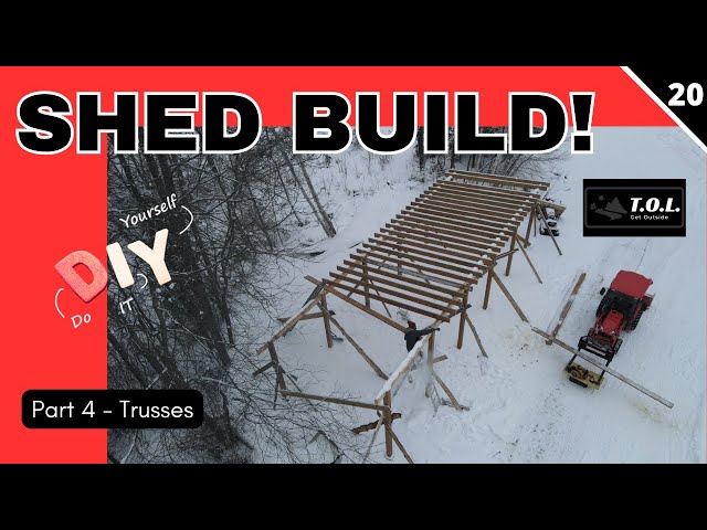 DIY Shed Build - Part 5 - Trusses! (20)