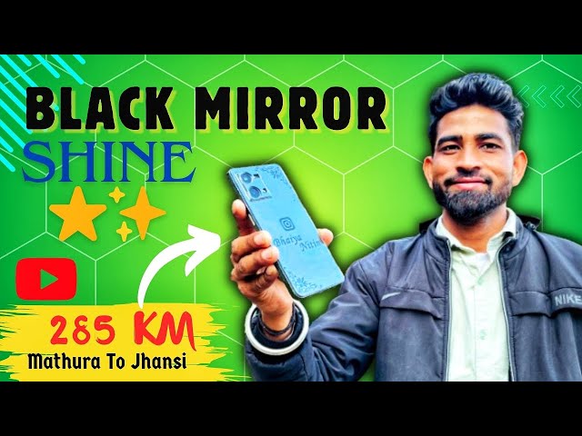 Instagram Black Mirror Shine Mobile Cover 😶‍🌫 (280Km Dur Se Aaye Bhai) Trending Mobile Glass #jhansi