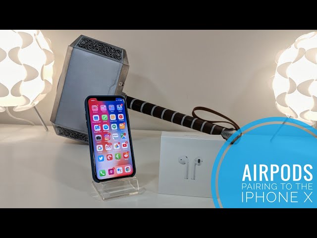 Pairing Airpods with the iPhone X!
