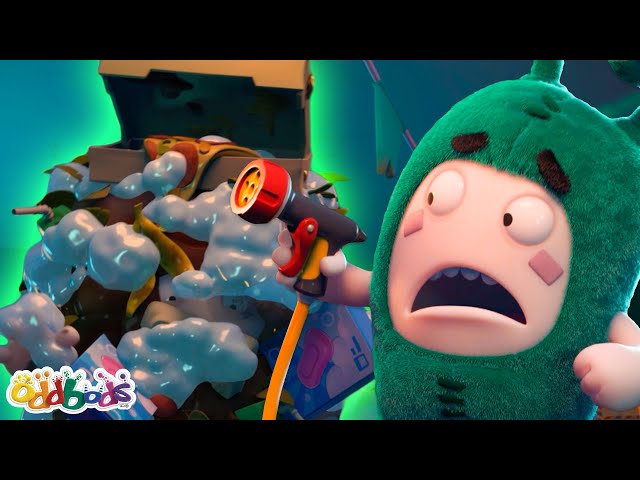 Jeff the Trash Monster! 🎃 | Oddbods Full Episode | Funny Cartoons for Kids