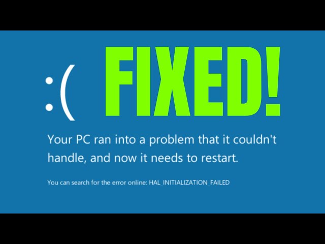 How to Fix Blue Screen of Death on Windows 10/11 | Blue Screen Error | BSOD HP Lenovo Thinkpad Dell