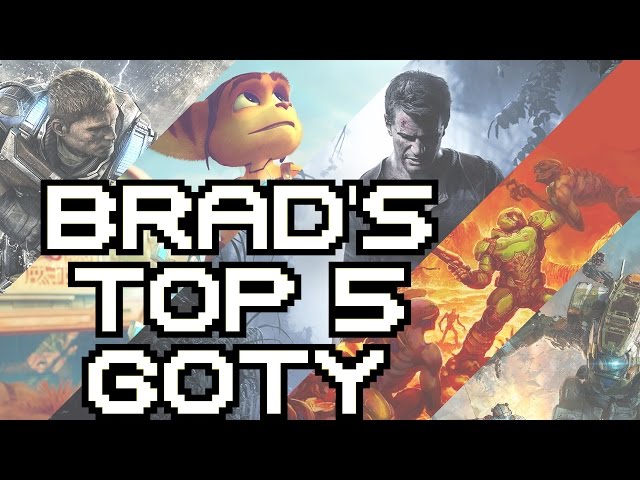 Game of The Year Pt. 1 - Brad's Top 5 (Fixed Audio)