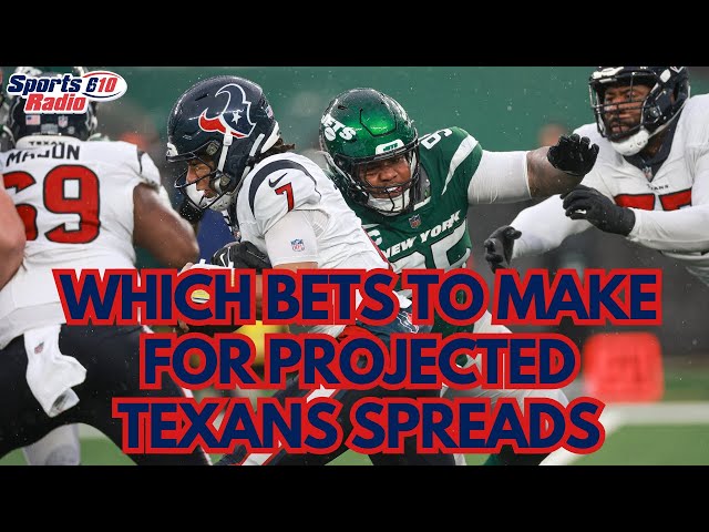 Projected Spreads for Texans Games: Which 3 Would Sean Take Right Now