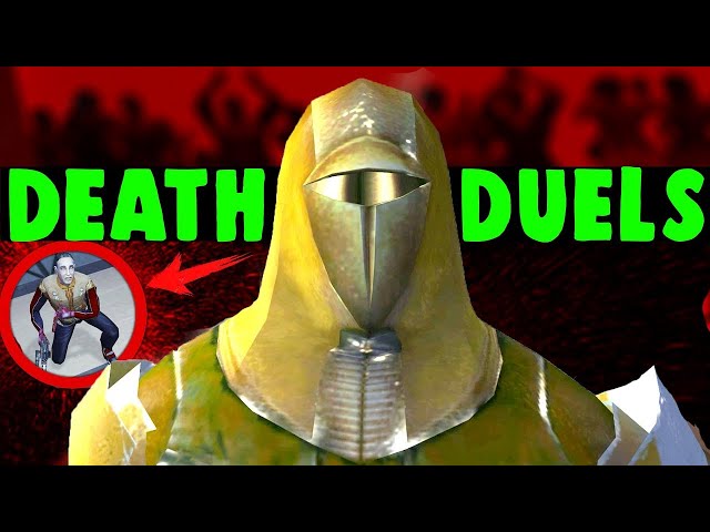 What happens if you Beat the ILLEGAL DEATH DUELS on Taris? [KOTOR LORE]