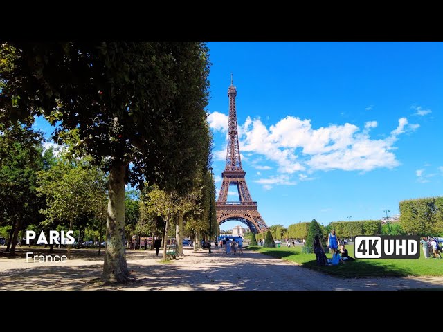 PARIS - France - 360° Tour of the Eiffel Tower - Walking Tour 2023 - 4k
