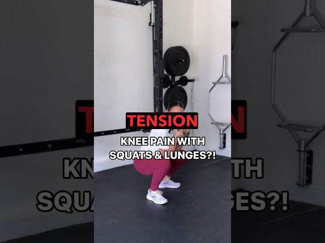 Knee Pain During Luges & Squats?