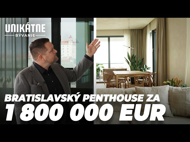 Navštívili sme byt v Bratislave za 1 800 000€ s najlepším výhľadom na hrad