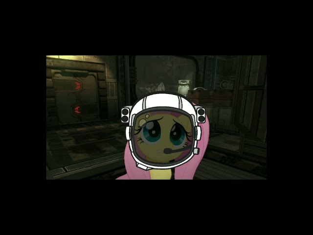 Fluttershy see the Astronaut Zombie in Griffin Space Station "Do you wanna talk about it?" #Short