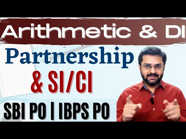 Simple Interest, Compound Interest and Partnership | SBI PO 2017 Online Classes #DAY 17