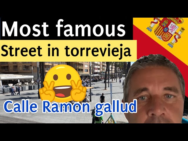 Torrevieja walk (calle ramon gallud)(walking tour)torrevieja costa blanca spain