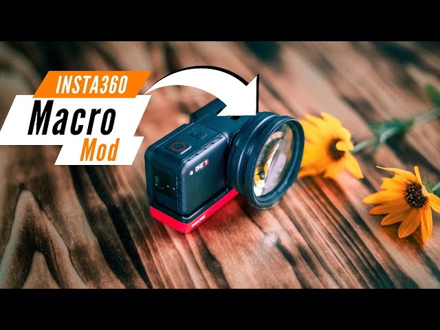 DIY MACRO LENS for Insta360 One R 1-inch Sensor