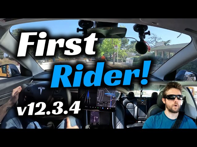First Customer on Tesla's v12.3.4 FSD Supervised! | Ride-Along Ep 5