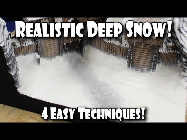 Easy Realistic Deep Snow Terrain