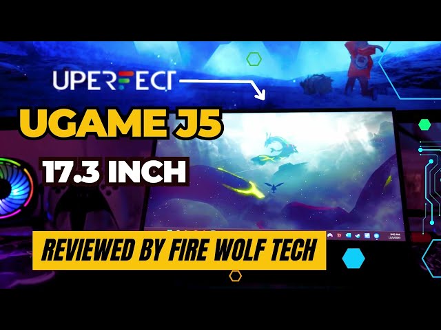 UPERFECT UGame J5 4K 60 Hz IPS Gaming Monitor reviewed by @FireWolfTech  #gaming #portablemonitor