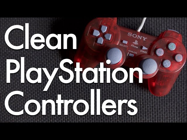 Cleaning Sony PlayStation & PlayStation 2 Controllers