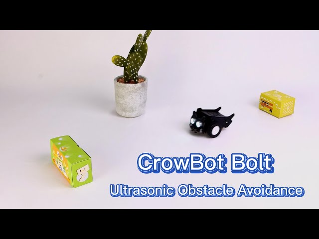 CrowBot Bolt: Ultimate Esp32 Robot Car with Ultrasonic Intelligent Obstacle Avoidance