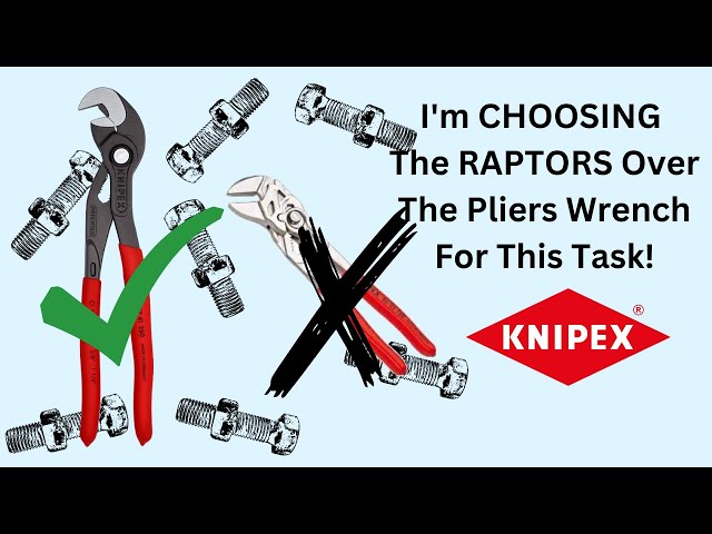 I'll Take The Knipex Raptors Over The Knipex Pliers Wrench For This Job!