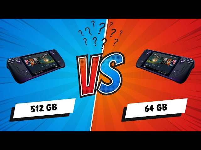 Vergleich: Steam Deck vs Steam Deck - welche Version ist besser? 512GB oder 64GB (Deutsch/German)