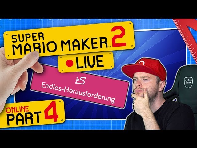 🔴 SUPER MARIO MAKER 2 ONLINE 👷 #4: Endlos-Herausforderung (Mario) | Schwer