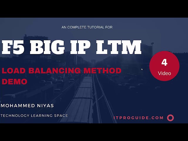 F5 BIG IP LTM - Local Traffic Manager - Load Balancing method, Create Pool & Virtual Server-Video 3
