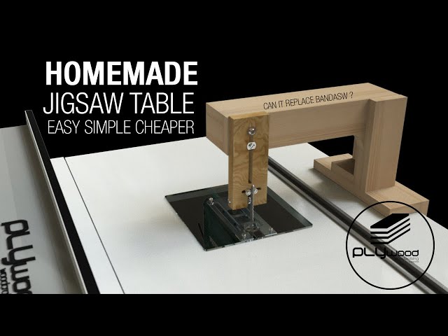 Homemade Jigsaw Table - DIY Jigsaw Table