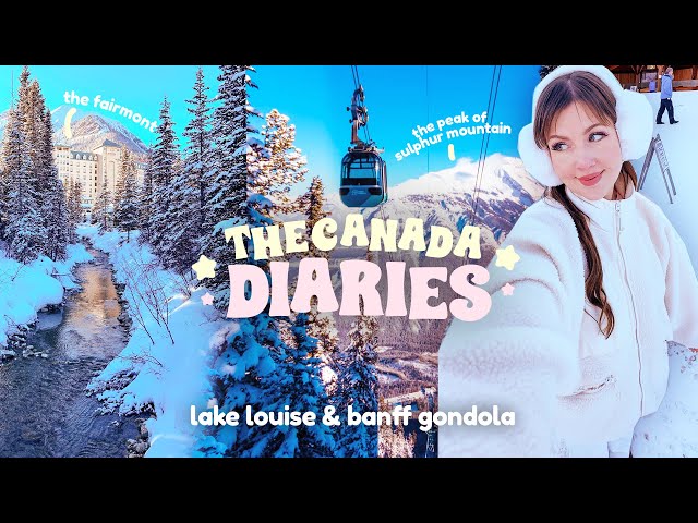 CANADA DIARIES 🏔️ EPIC First time exploring Banff & Lake Louise, Alberta Travel vlog ep.4