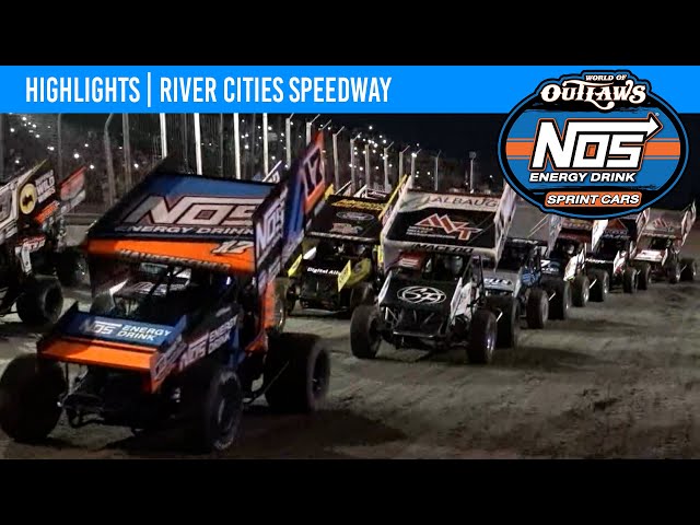 World of Outlaws NOS Energy Drink Sprint Cars, River Cities Speedway August 26, 2022 | HIGHLIGHTS