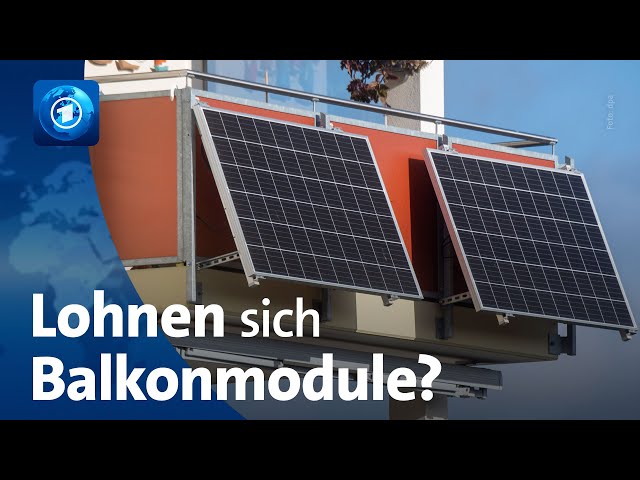 Solaranlagen für den eigenen Balkon
