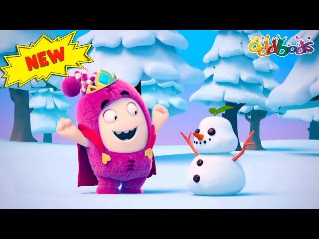 Oddbods | NEW | THE PRINCESS AND THE SNOWMAN | Funny Cartoons For Kids