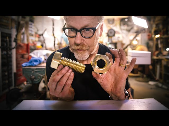 Adam Savage's One Day Builds: Giant Nut and Bolt!