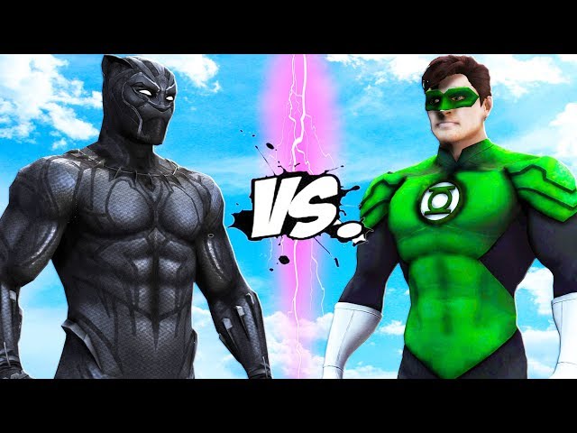 BLACK PANTHER VS GREEN LANTERN - Marvel vs DC