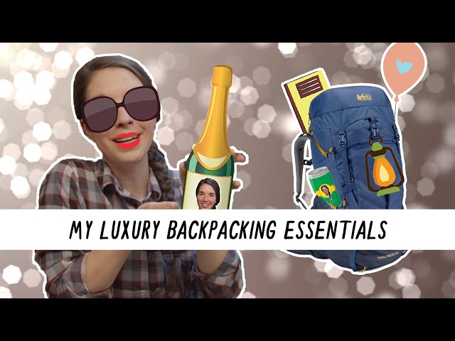 My LUXURY Backpacking Essentials! | Miranda in the Wild