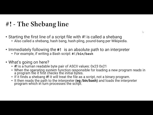 Shell Scripting - 2 - Script Execution