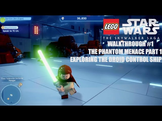LEGO Star Wars The Skywalker Saga Walkthrough #1 | The Phantom Menace Part 1 | Droid Control Ship