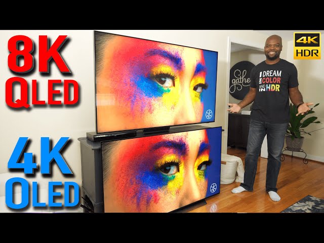 4K OLED vs 8K QLED TV - Which has the better picture? | 2020 OLED vs QLED