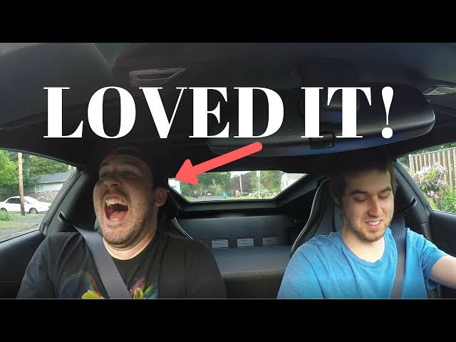 Tyler's First Ride in a Corvette! RIP!