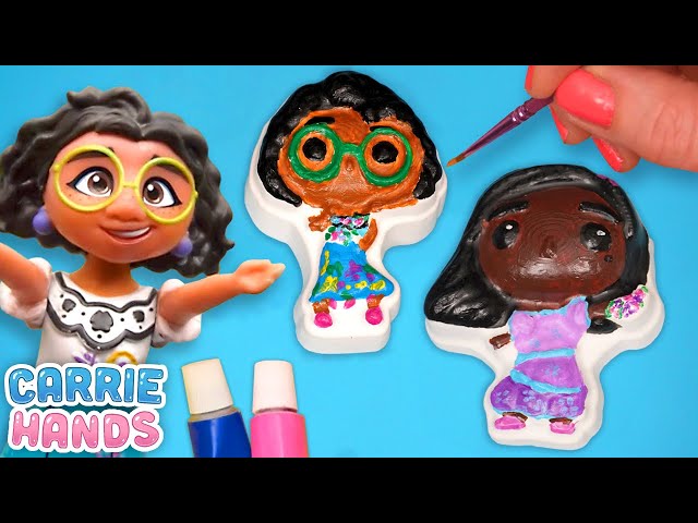 Disney Encanto Mirabel & Isabella DIY Paint Your Own Figurines! 🎨 | Fun Videos For Kids