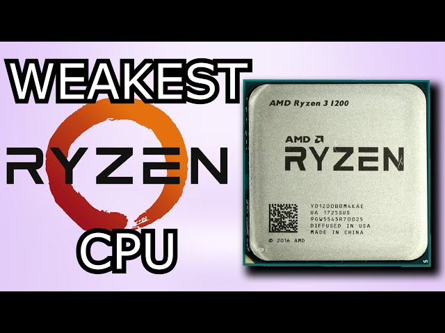 This is the Weakest AMD Ryzen CPU!